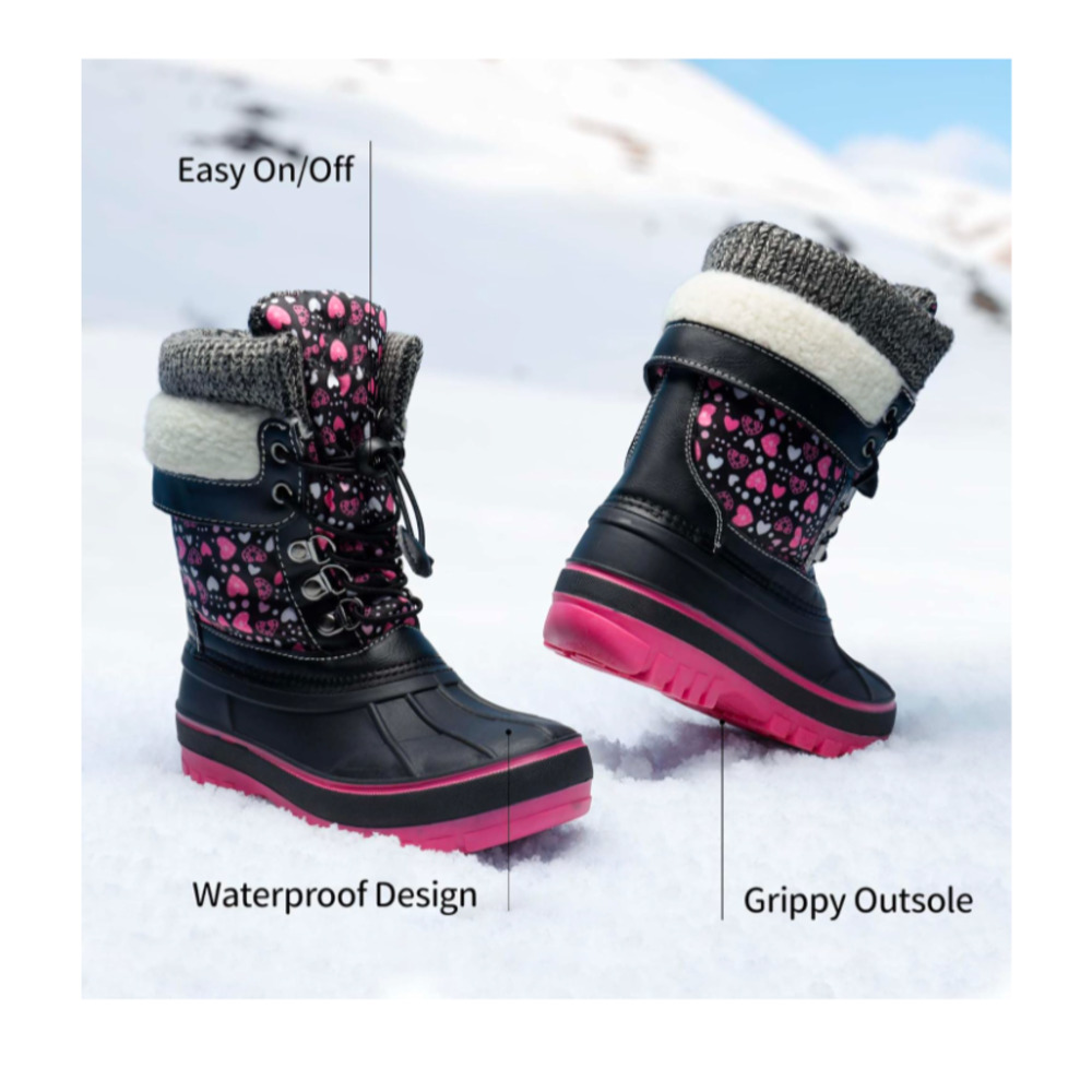 DREAM PAIRS Big Kids Girls / Womens Snow Boots Size 5 fits 4 1/2 - Picture 6 of 6